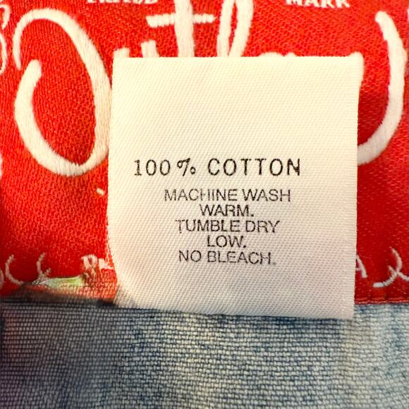 Vintage Outlaw Denim Shirt Women's Small USA Made Light Wash Western Jean Top - Picture 6 of 12